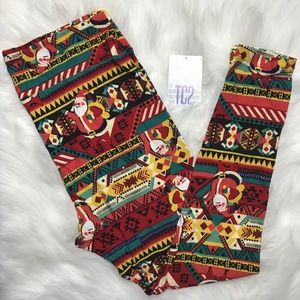 **BRAND NEW** Adult LuLaRoe  H O L I D A Y  Leggings TC2